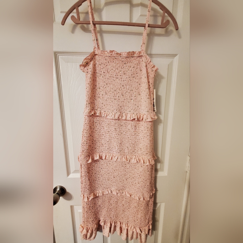 Floral Smocked Midi Dress